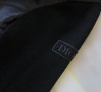 Navy Blue and Black Puffer Jacket - Men's