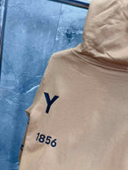 Black Cotton Text Print Pullover - Men's