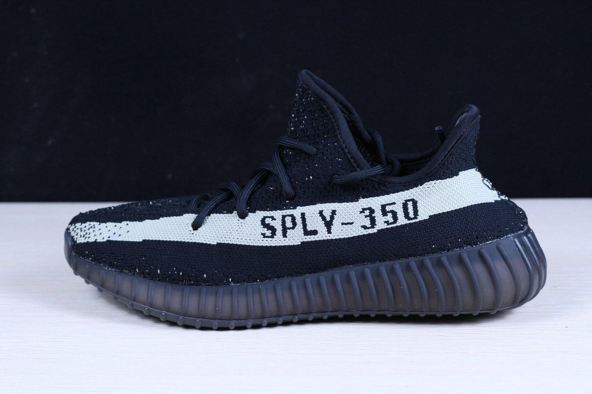 Yeezy Boost Black and White Sneakers