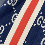 Navy Jersey Monogram Track - Men's