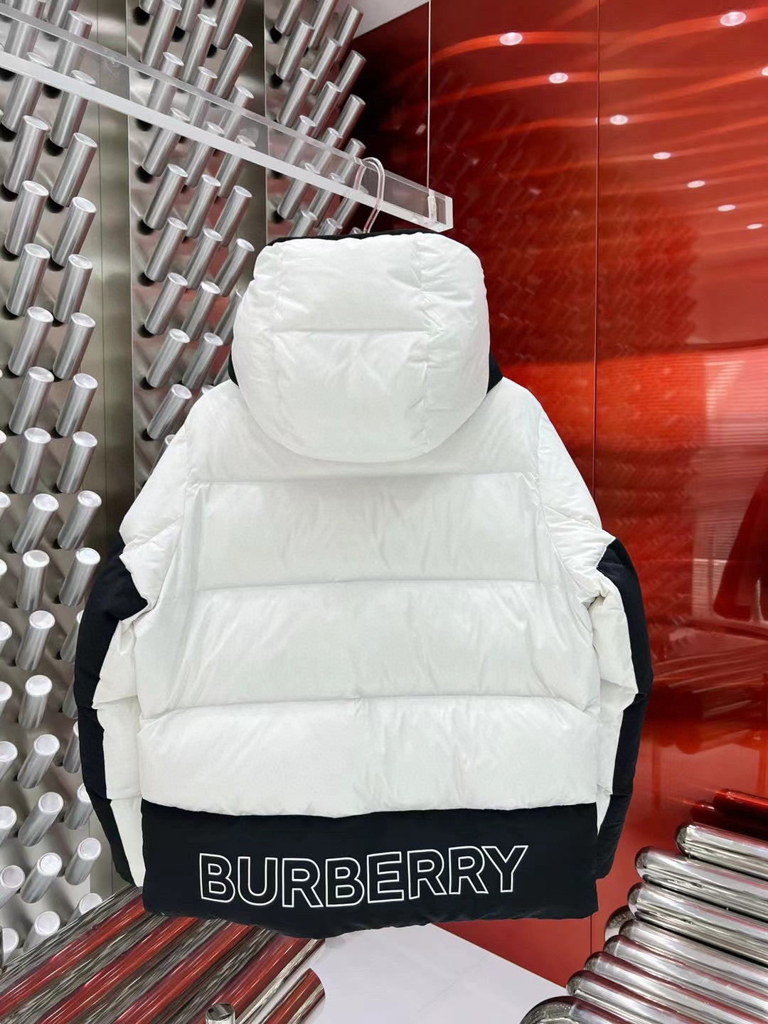 Black Puffer Jacket - Men's