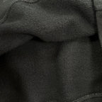 Black Cotton Logo Pullover - Men's