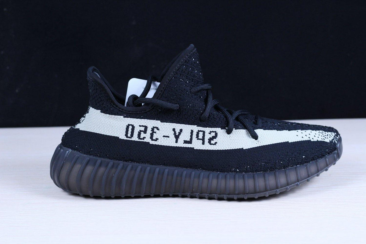 Yeezy Boost Black and White Sneakers