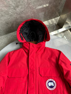 Black and White Parka - Men's