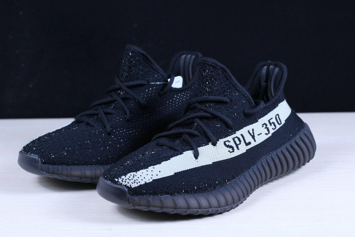 Yeezy Boost Black and White Sneakers