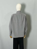 Navy Nylon Knit Sleeve Quilted - Men's