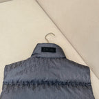 Blue Nylon Quilted Gilet - Men's