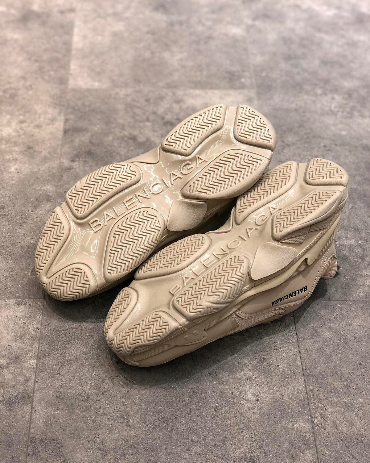 Triple S Tan Sneakers