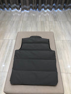 Black Nylon Arm Patch Gilet - Men's