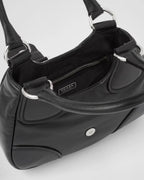 Moon Re-Nylon and leather bag – the observation of apparently distant areas leads to innovative combinations and a – LUX VERSE Luxury Designer Fashion Outlet