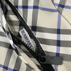 Vintage Check Hooded Zip Jacket - Men's