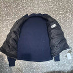 Navy Nylon Knit Sleeve Quilted - Men's