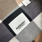 Beige Cotton Exploded Check Long-Sleeve - Men's