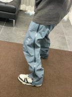 Blue Nylon Technical Straight - Men's