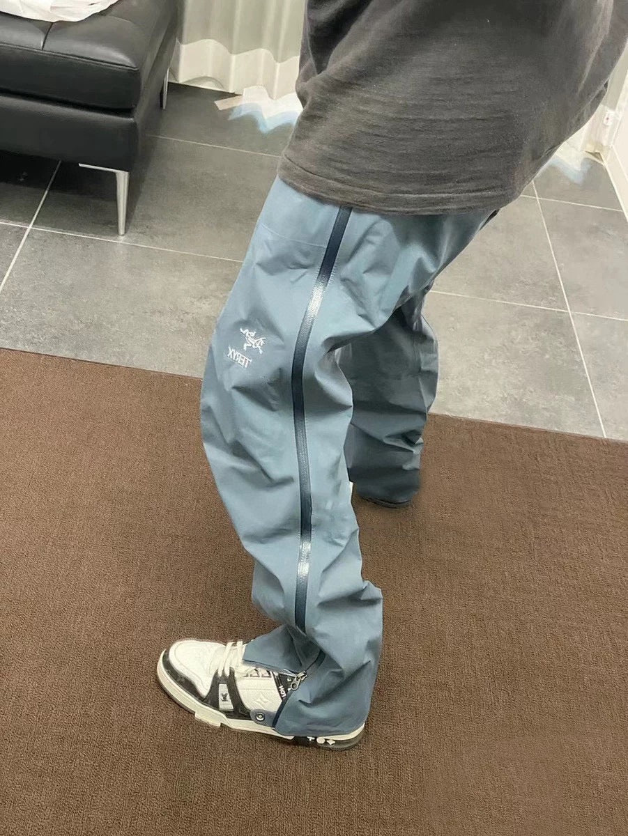 Blue Nylon Technical Straight - Men's