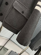 4-Bar Knit Jacket Grey - Men's