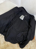 Navy Nylon Logo Hooded - Men's