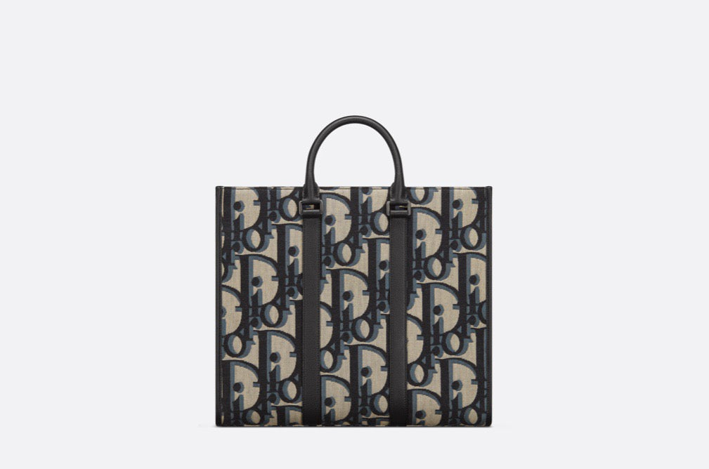Black and Grey Tote Bag