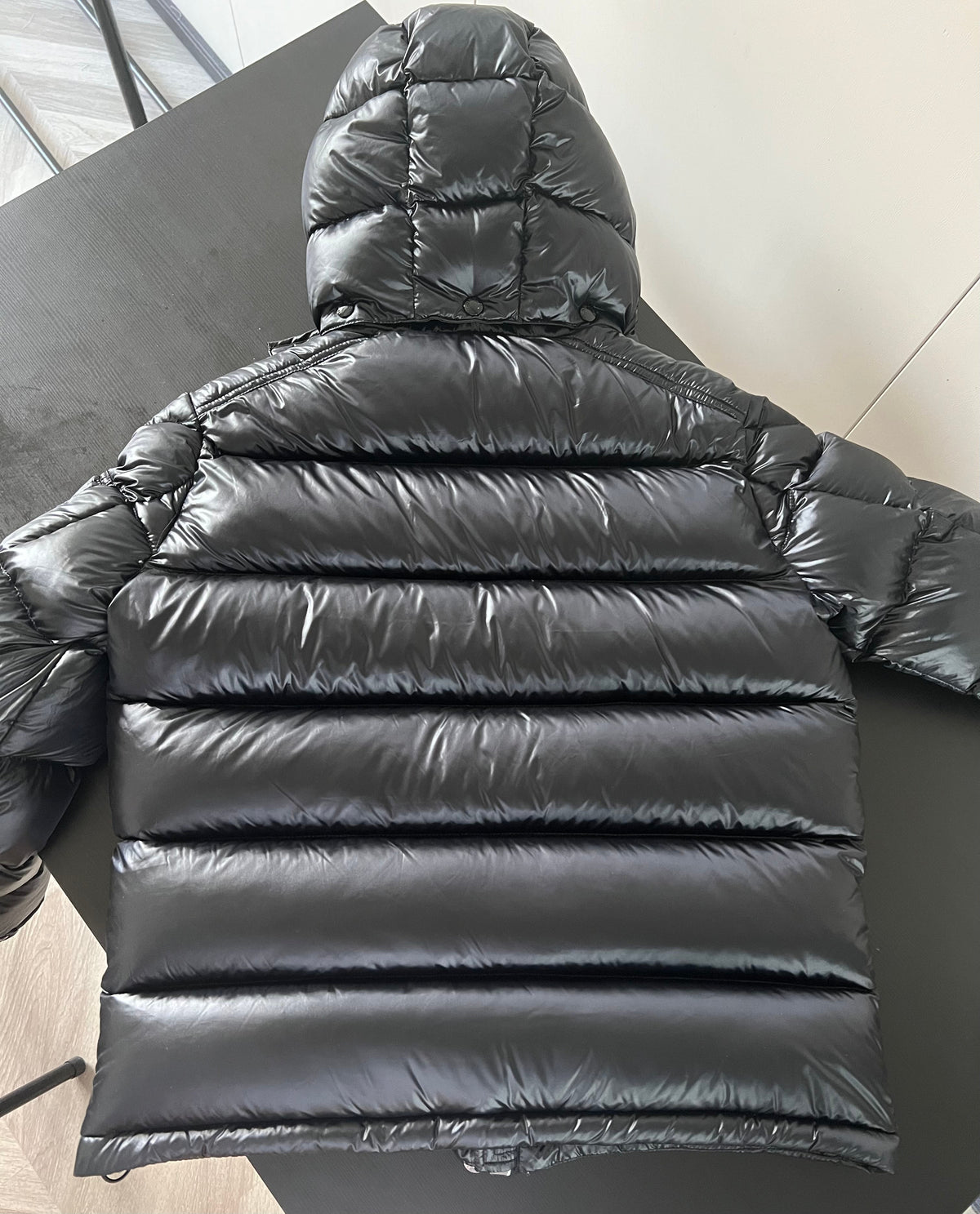 Black Puffer Jacket - Men's