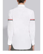 Blue Cotton Oxford Long-Sleeve - Men's