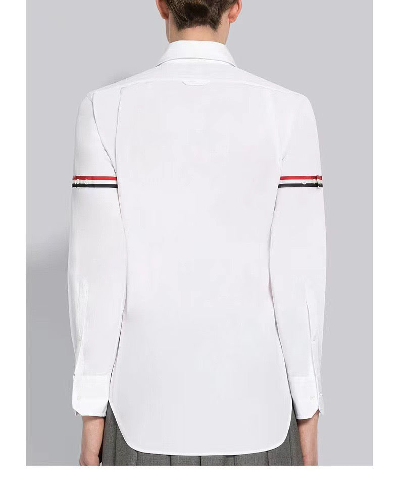 Blue Cotton Oxford Long-Sleeve - Men's