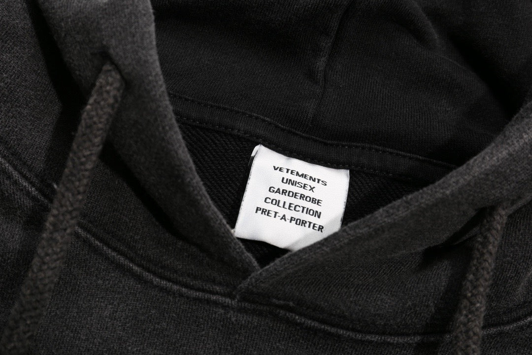 Washed Patch Logo Hoodie - Men's
