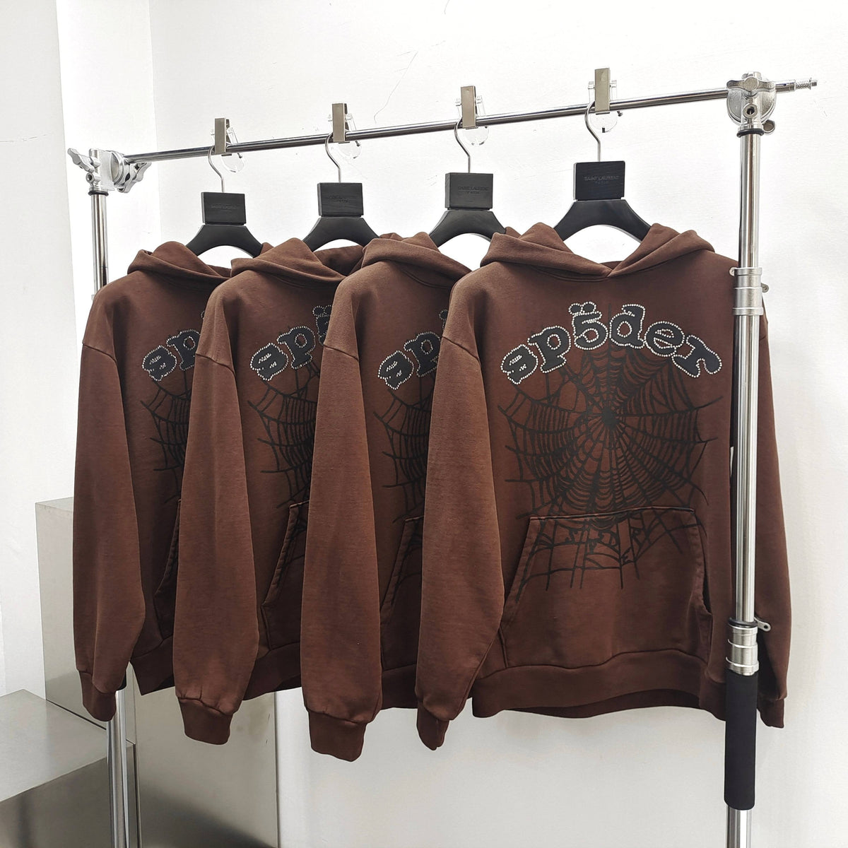 Brown Cotton Graphic Pullover - Men's