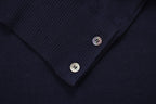 Grey Wool Four-Bar Crewneck - Men's