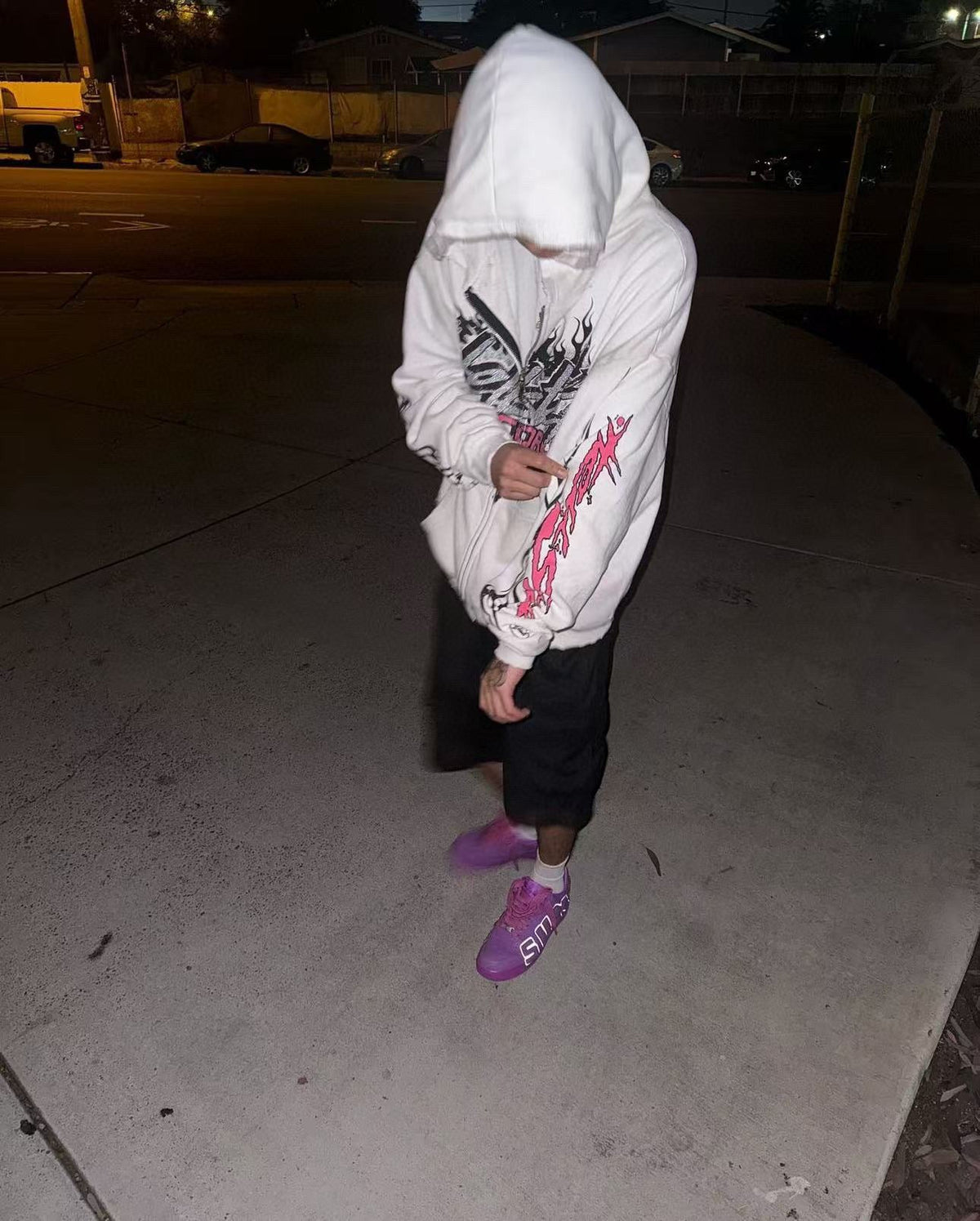 White Hoodie - Men's