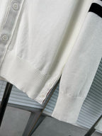 4-Bar Cardigan White - Men's