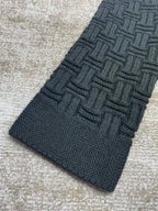 Navy Wool Cable Cardigan - Men's
