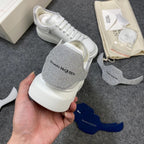 Oversized All White Sneakers
