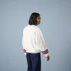 Cotton Jersey Sweatshirt with Embroidery – here, the logo is paired with stars as an embroidery on this cotton – LUX VERSE Luxury Designer Fashion Outlet