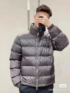 Black Puffer Jacket - Men's
