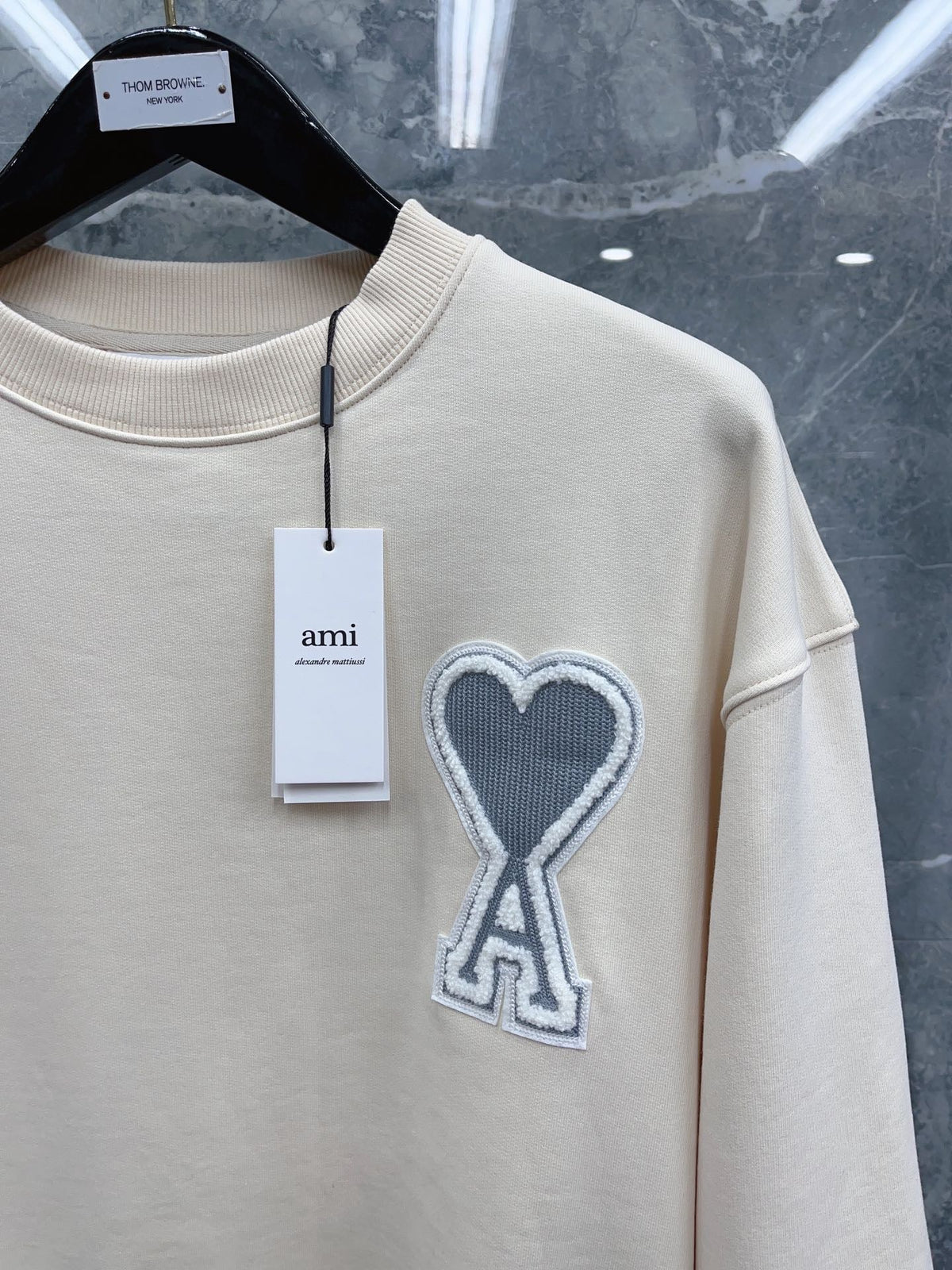 Black and White Sweatshirt - Men's