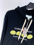 Navy Cotton Graphic Pullover - Men's