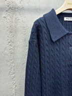 Miu Blue Polo Shirt - Women's