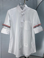 Blue Cotton Oxford Long-Sleeve - Men's