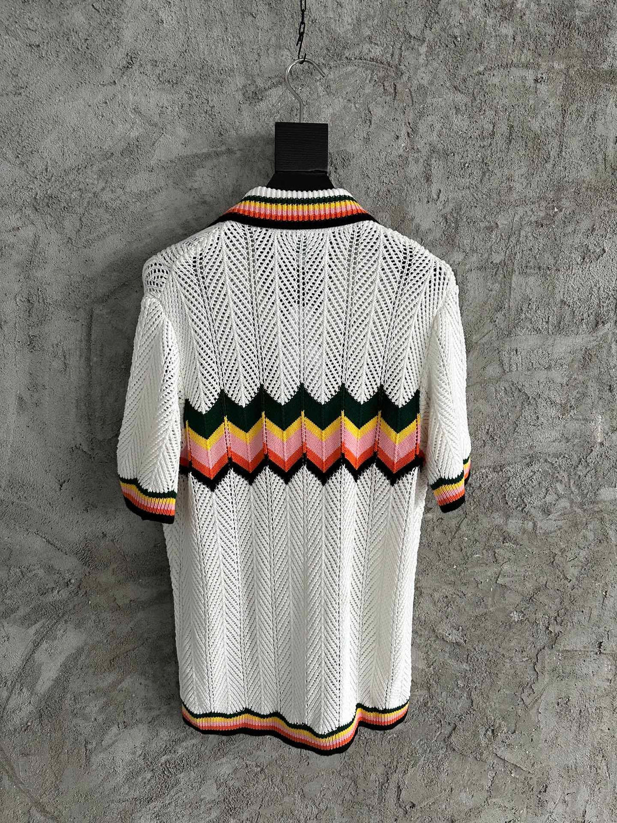 Chevron Knit Shirt - Men's