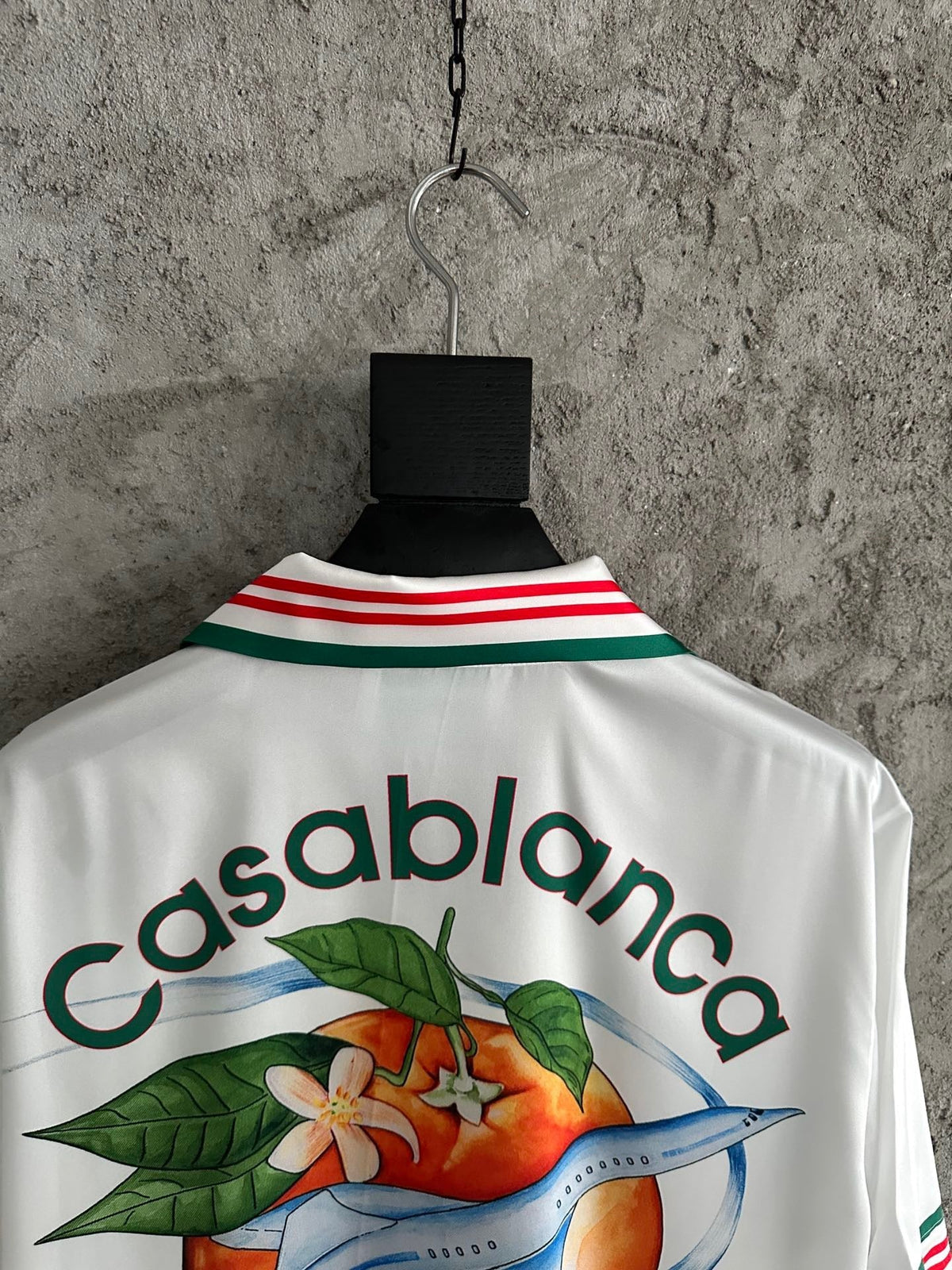 White Knit Striped Trim Short-Sleeve - Men's