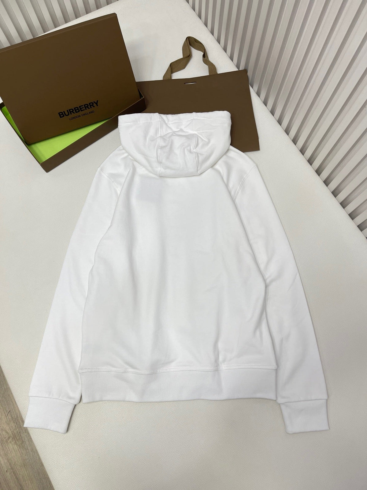 Black Cotton Logo Pullover - Men's