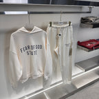 Black Cotton Gold Text Pullover - Men's