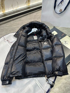 Black Puffer Jacket - Men's