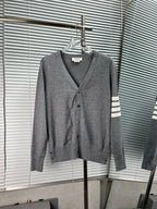 4-Bar Cardigan White - Men's