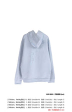 Blue Cotton Chest Text Pullover - Men's