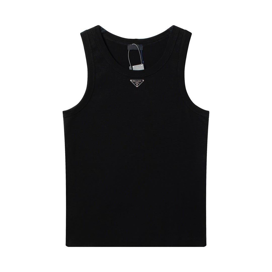 Black and White Tank Top - Men's