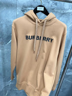 Black Cotton Bold Text Pullover - Men's