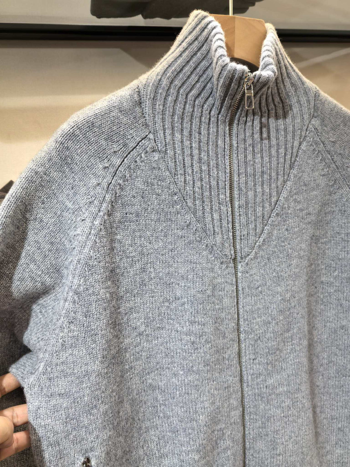 Oatmeal Grey Sweater - Men's