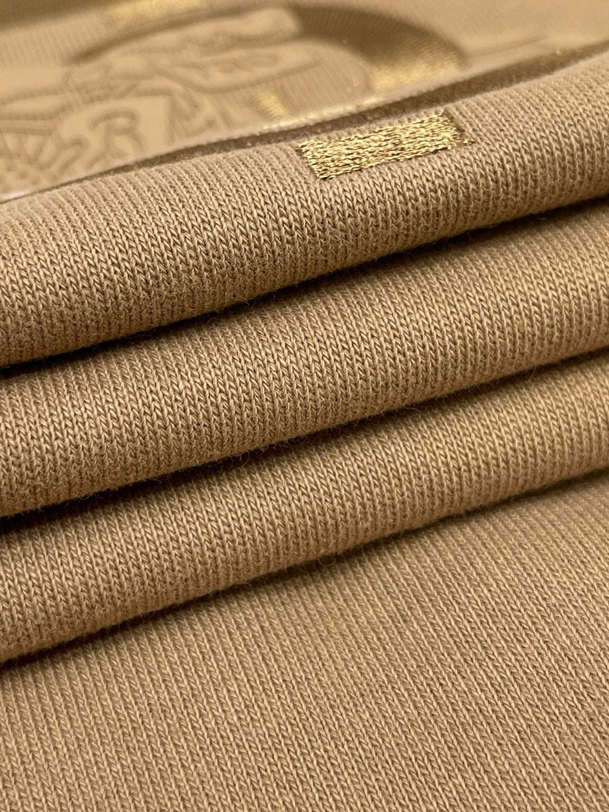 Navy Cotton Tonal Emblem Crewneck - Men's
