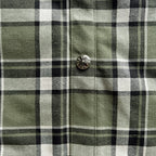 Blue Flannel Printed Sleeve Long-Sleeve - Men's